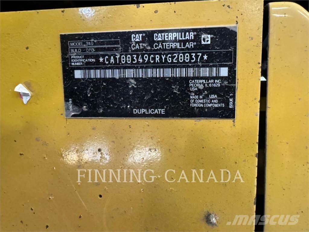 CAT 349-07 حفارات زحافة