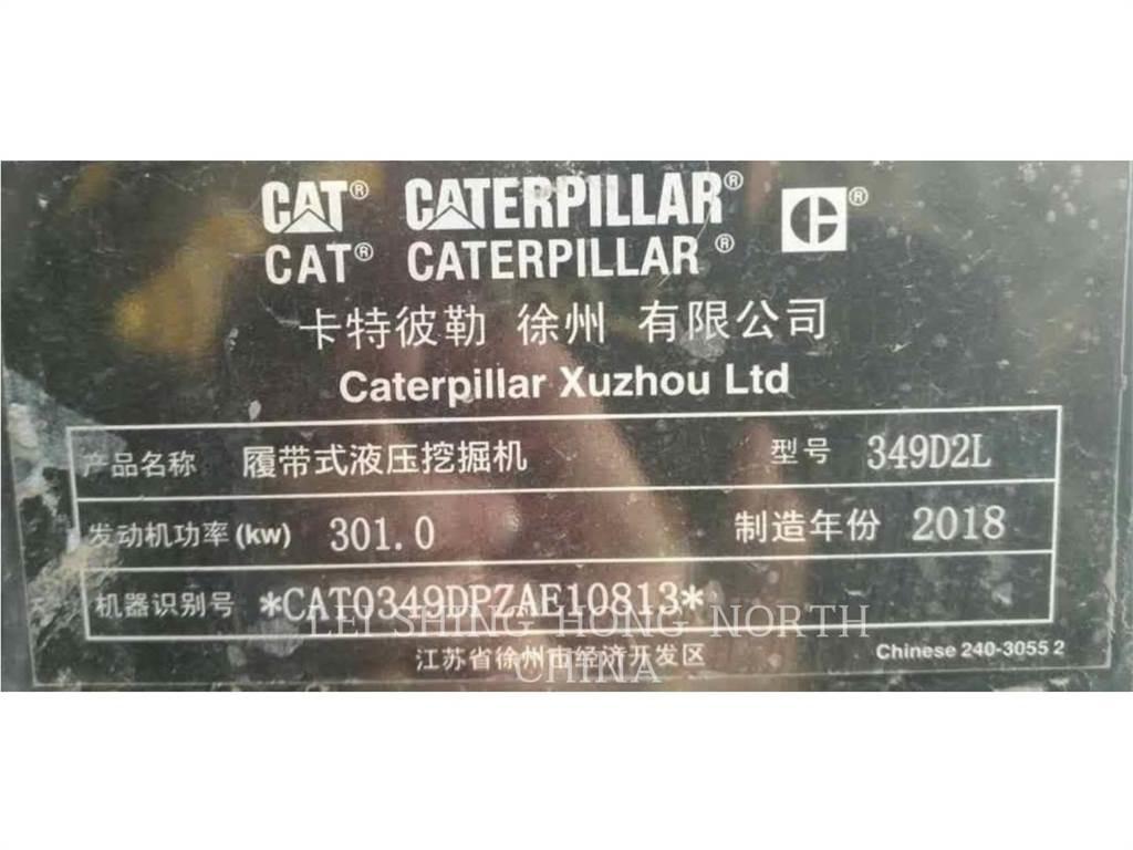 CAT 349D2L حفارات زحافة