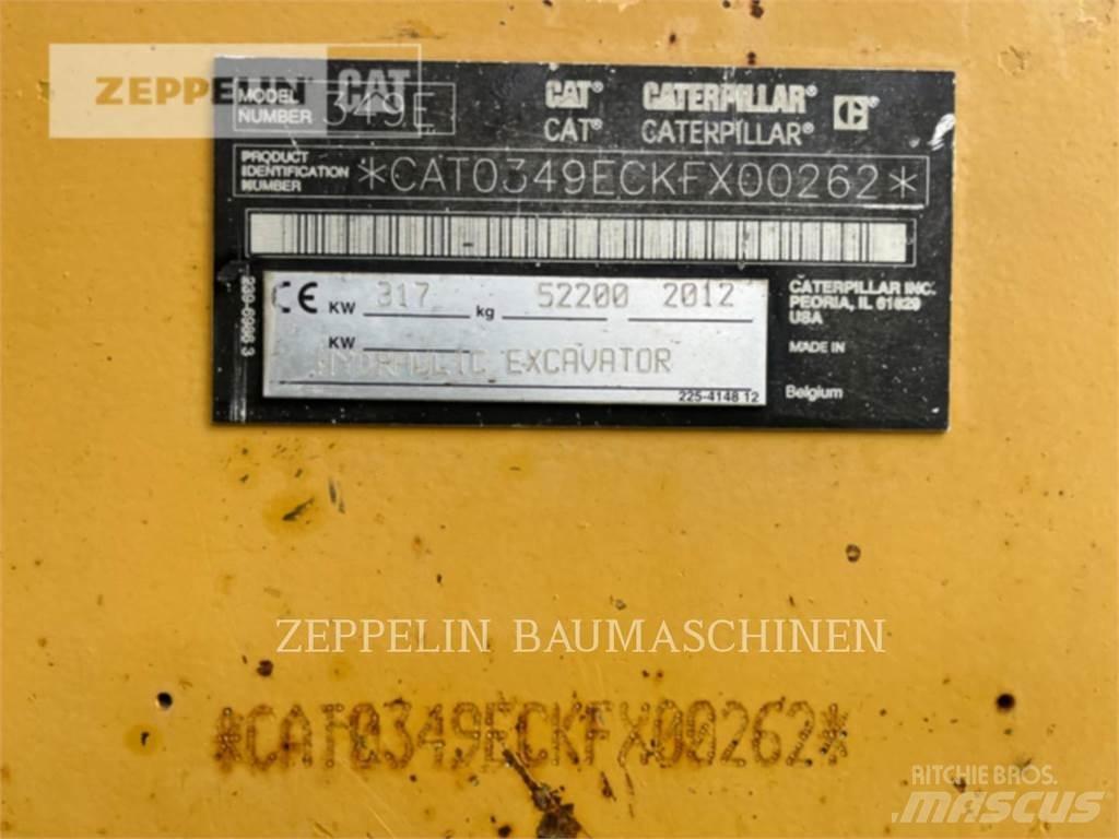 CAT 349EL حفارات زحافة