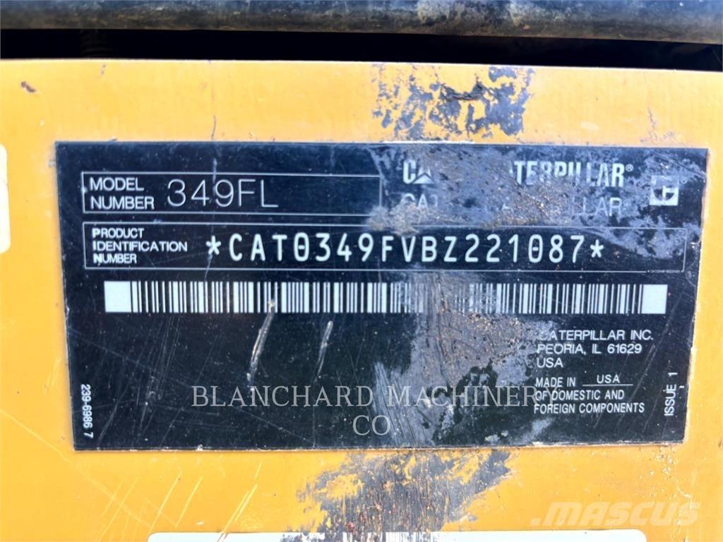 CAT 349F حفارات زحافة