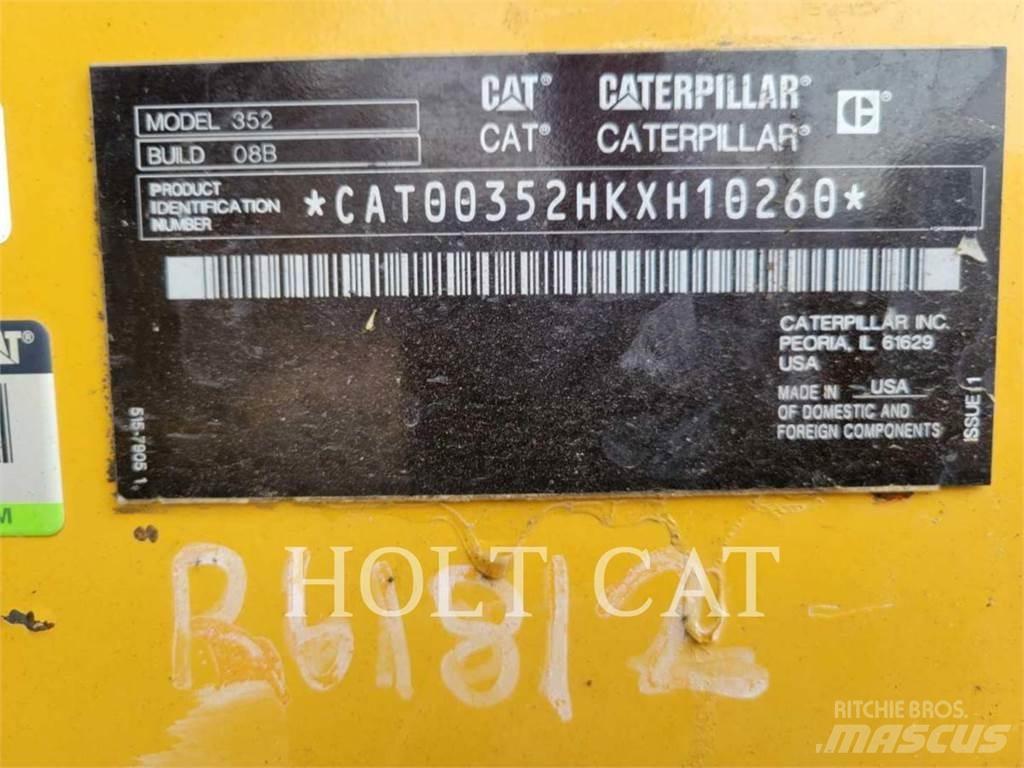 CAT 352 12 TC حفارات زحافة