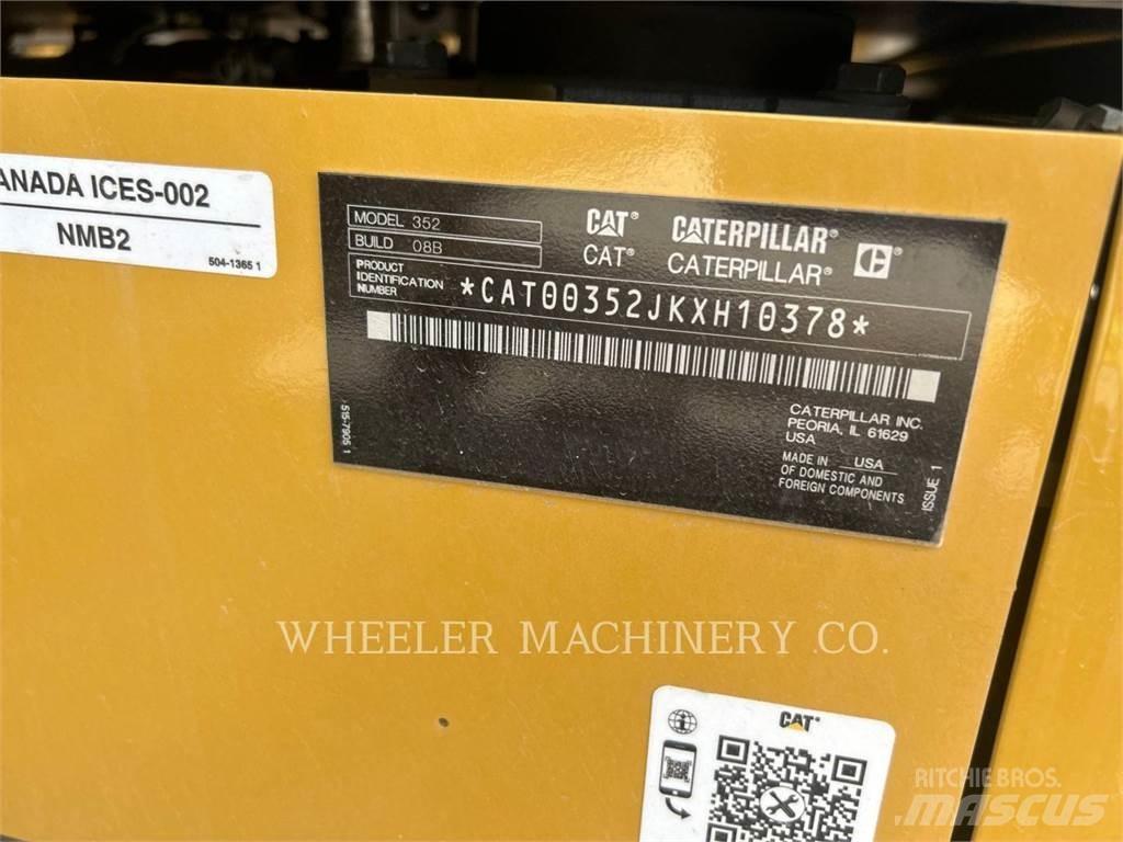 CAT 352 CF حفارات زحافة