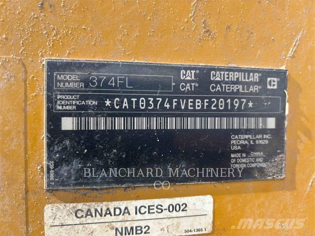 CAT 374FL حفارات زحافة