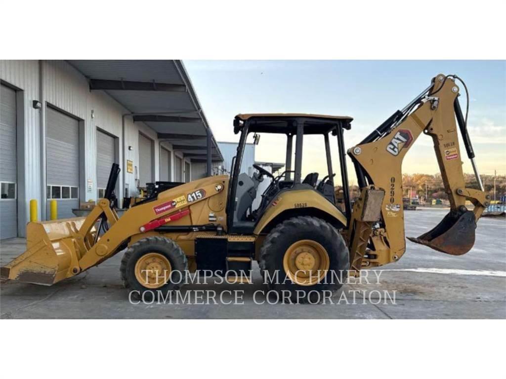 CAT 415 لوادر ذات جرافات عكسية