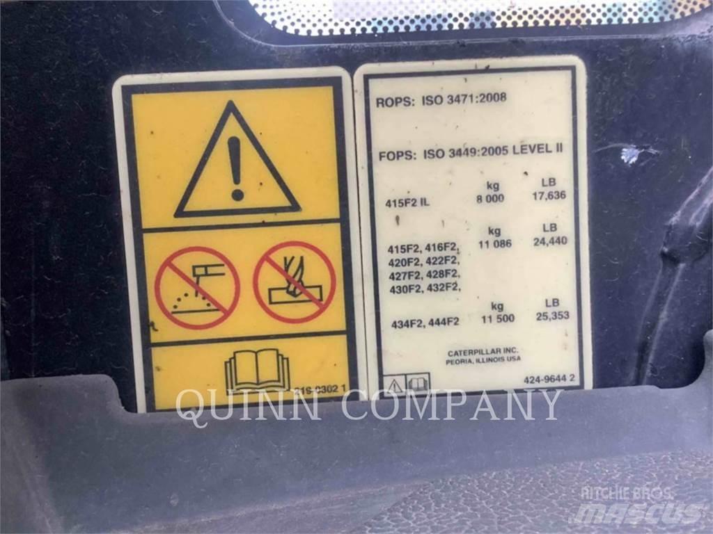 CAT 415F2 IL لوادر ذات جرافات عكسية