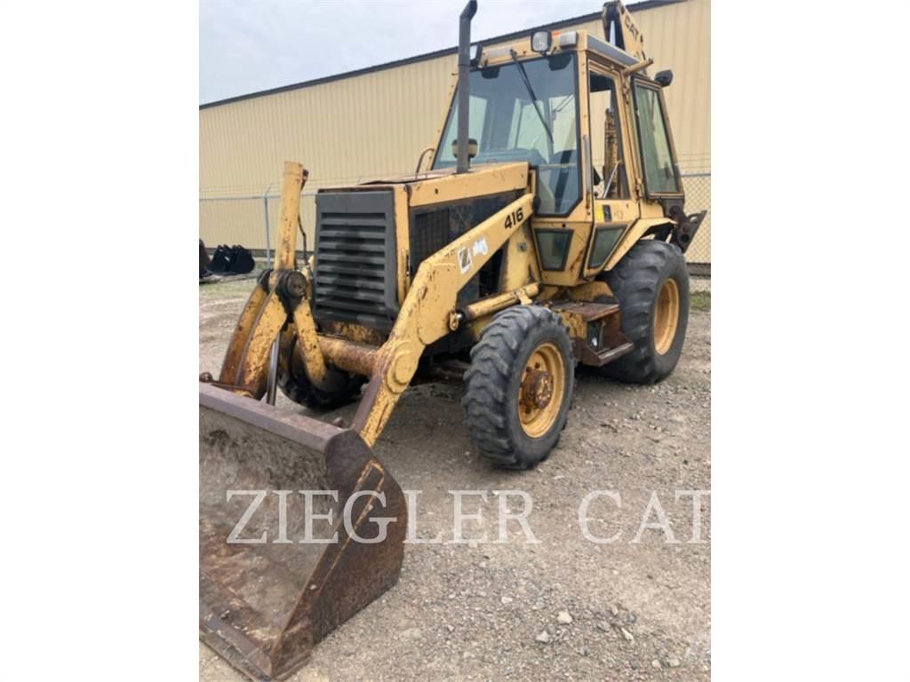 CAT 416 لوادر ذات جرافات عكسية