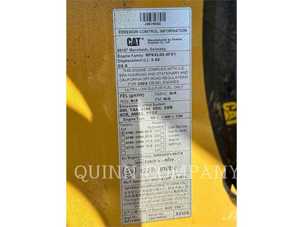 CAT 41607 لوادر ذات جرافات عكسية