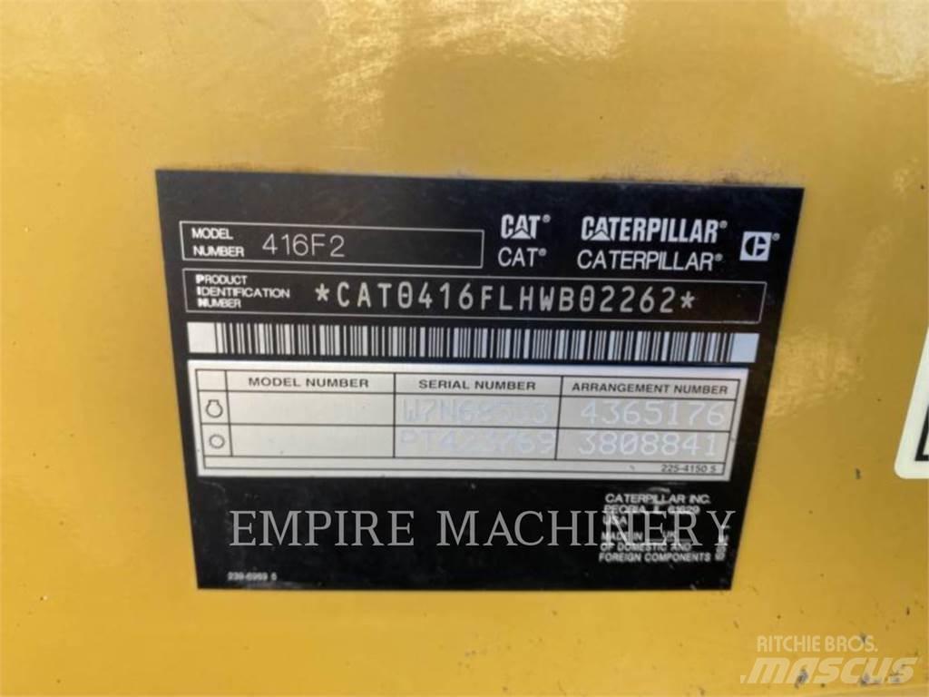 CAT 416F2 4EO لوادر ذات جرافات عكسية