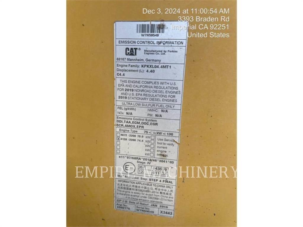 CAT 416F2 4EO لوادر ذات جرافات عكسية