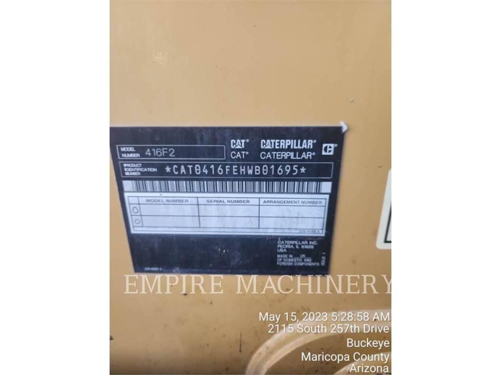 CAT 416F2 4EO لوادر ذات جرافات عكسية