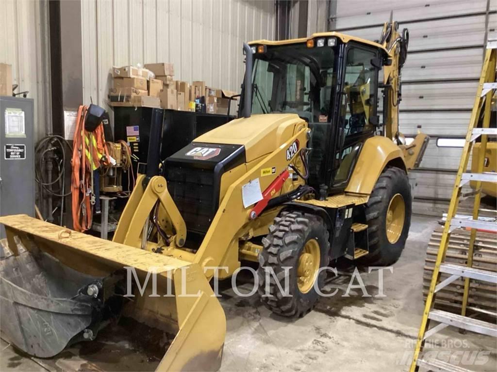 CAT 420 لوادر ذات جرافات عكسية