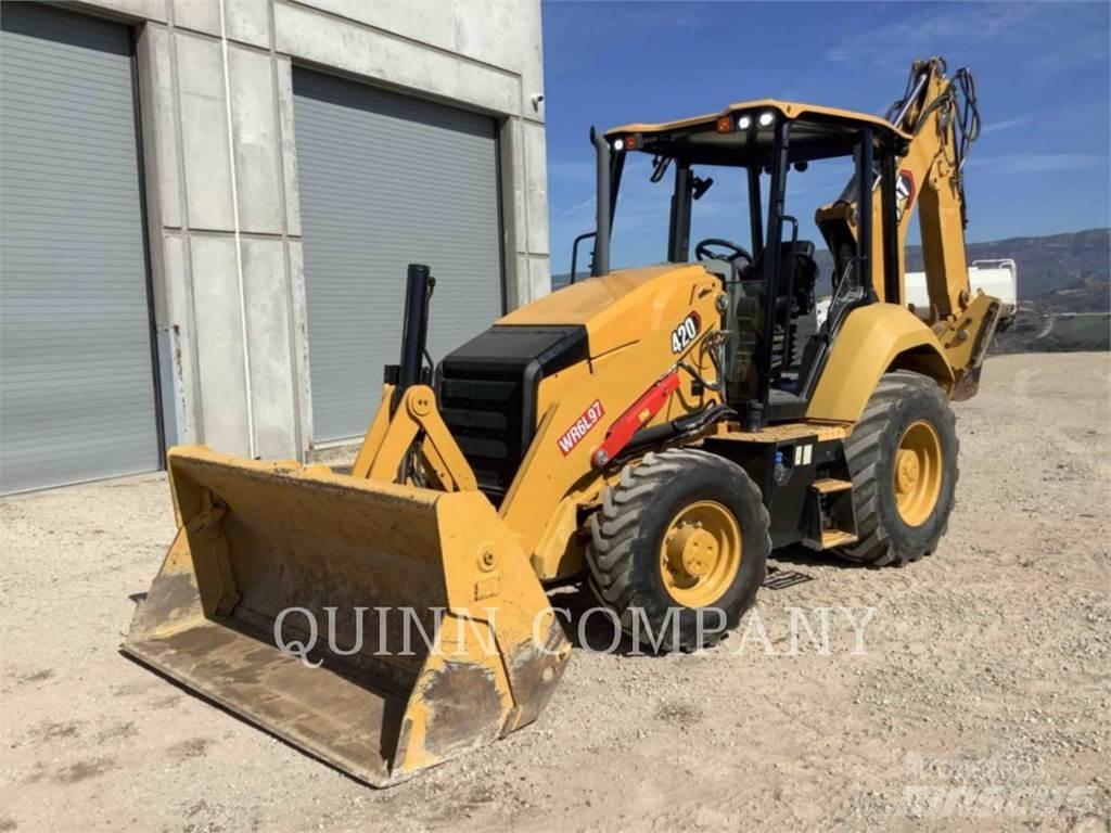 CAT 420 لوادر ذات جرافات عكسية