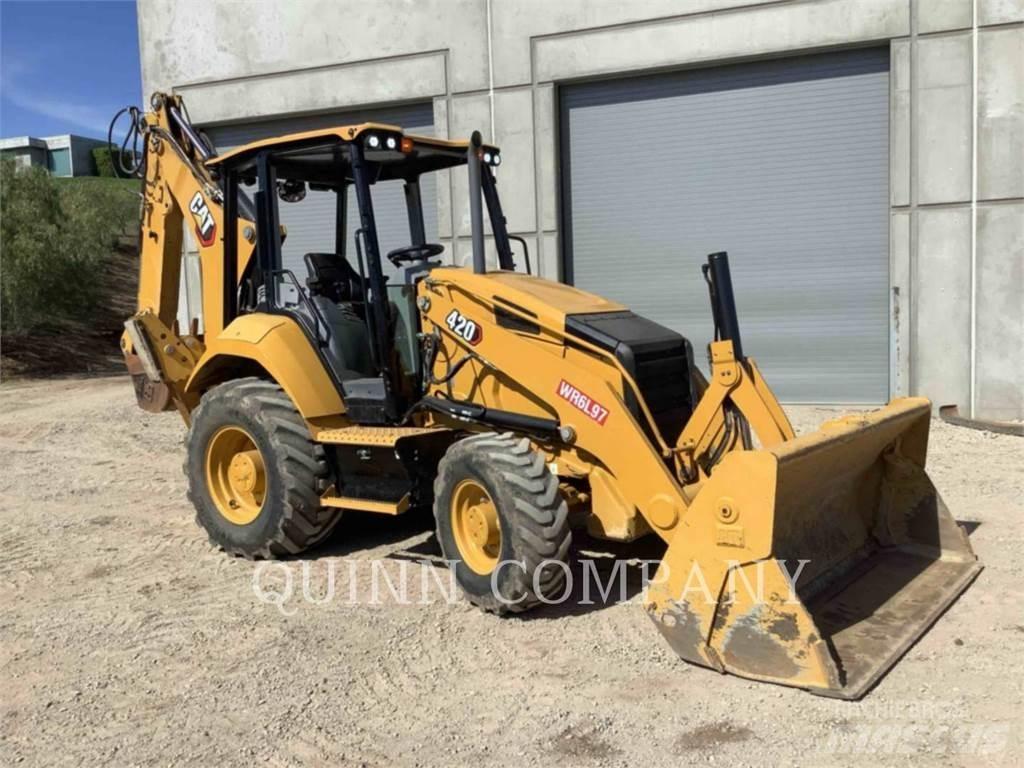 CAT 420 لوادر ذات جرافات عكسية