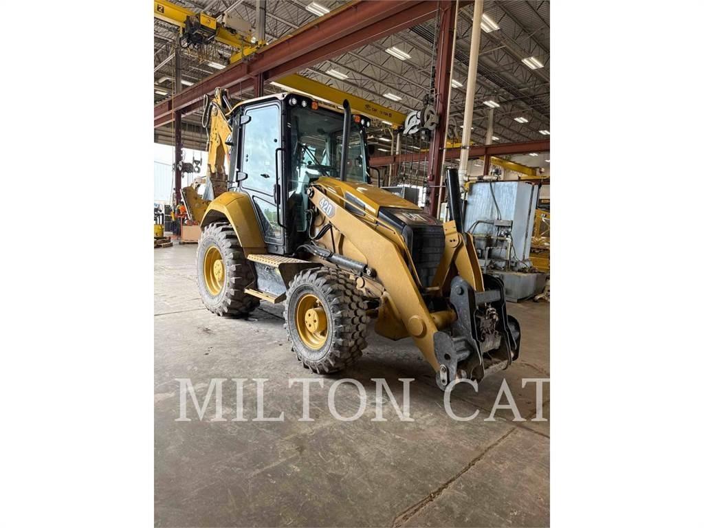 CAT 420 لوادر ذات جرافات عكسية