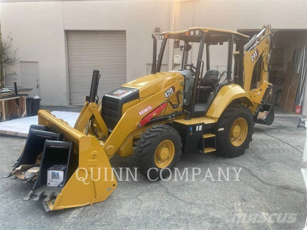 CAT 420 لوادر ذات جرافات عكسية