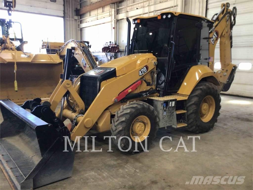CAT 420 لوادر ذات جرافات عكسية