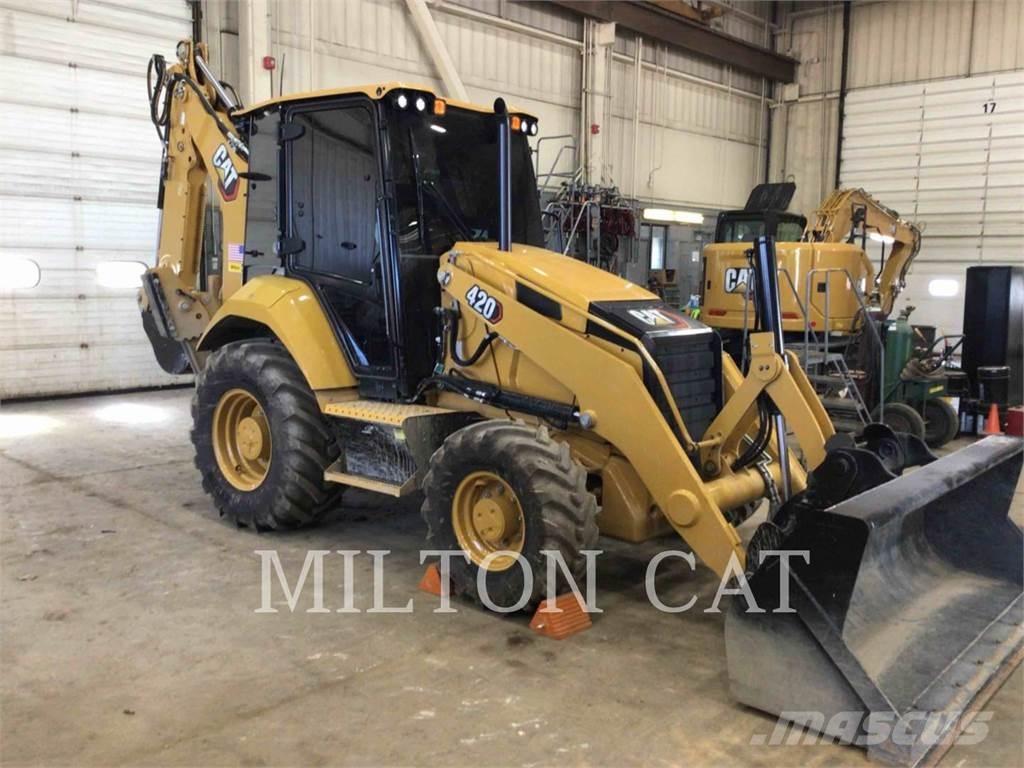 CAT 420 لوادر ذات جرافات عكسية