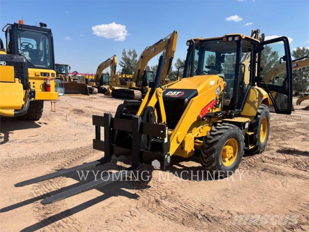 CAT 420 لوادر ذات جرافات عكسية