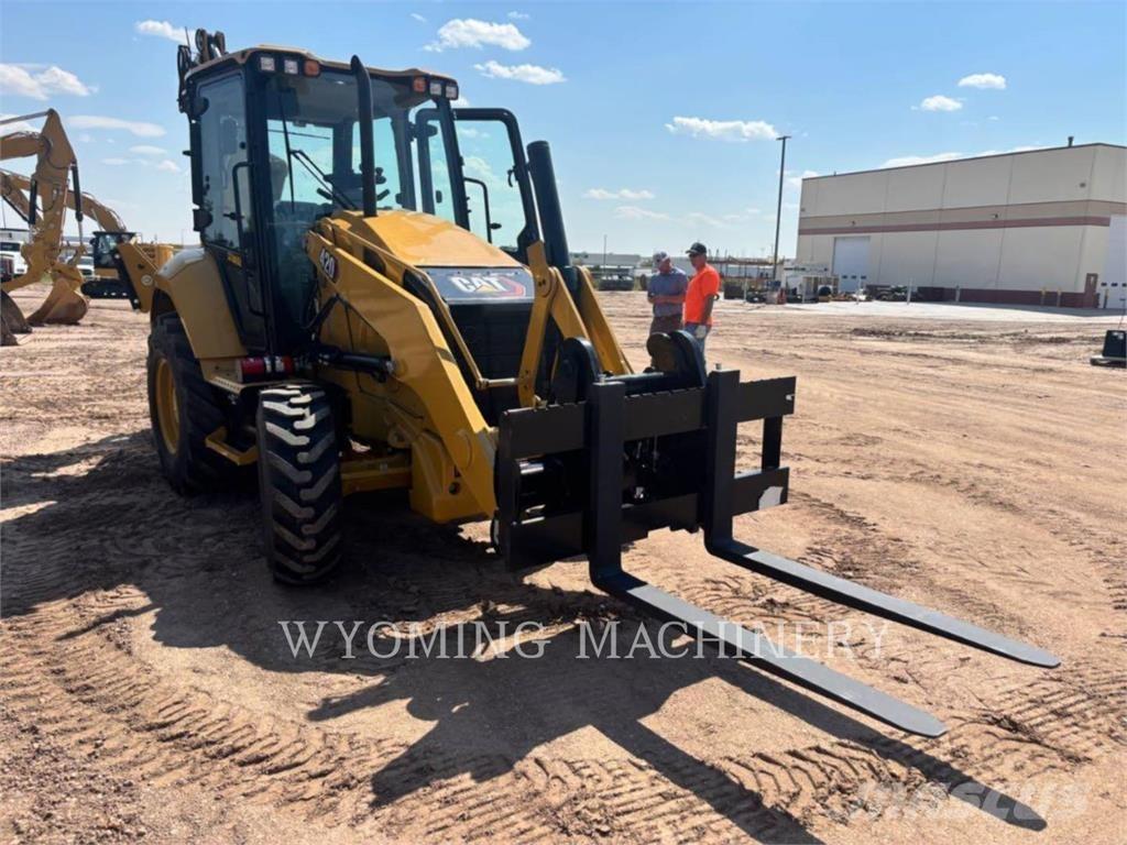 CAT 420 لوادر ذات جرافات عكسية