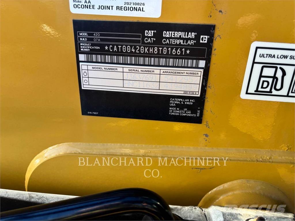 CAT 420 لوادر ذات جرافات عكسية