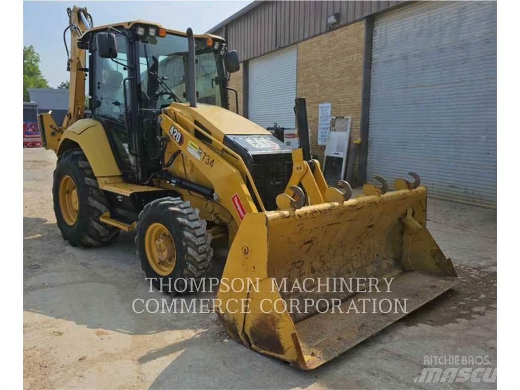 CAT 420 لوادر ذات جرافات عكسية