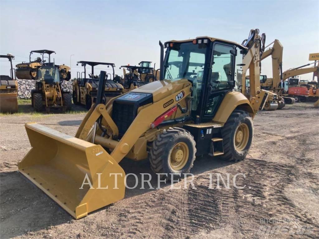 CAT 420-07 لوادر ذات جرافات عكسية