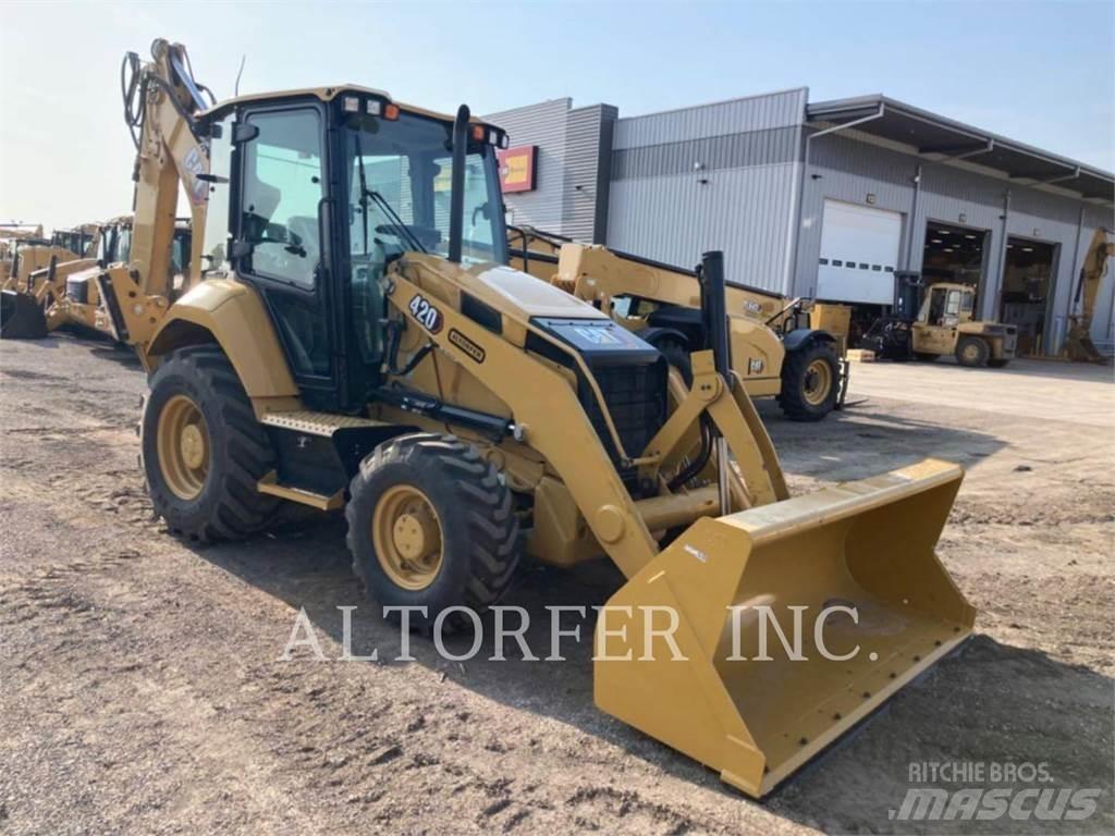 CAT 420-07 لوادر ذات جرافات عكسية