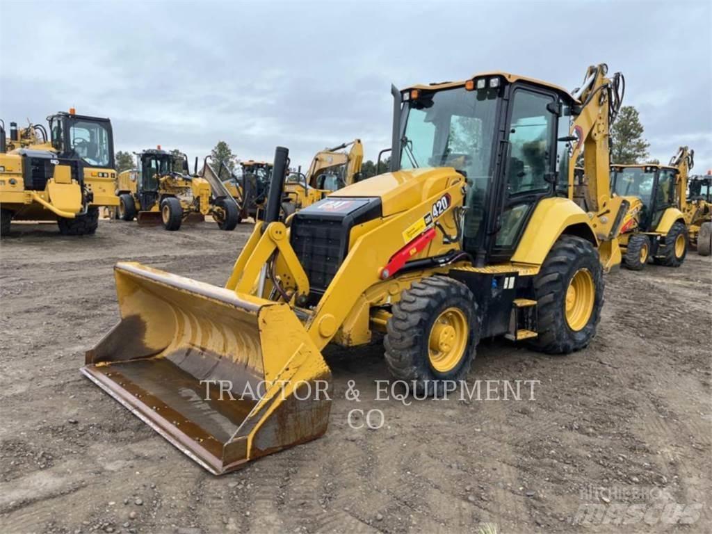 CAT 420-07 لوادر ذات جرافات عكسية