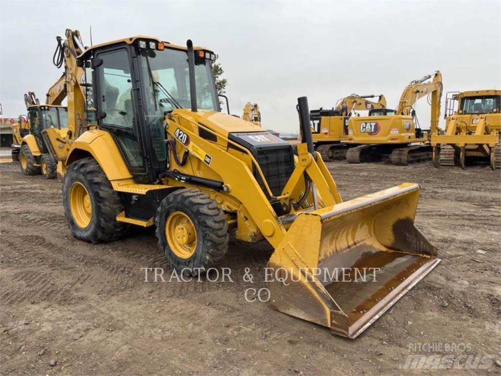 CAT 420-07 لوادر ذات جرافات عكسية