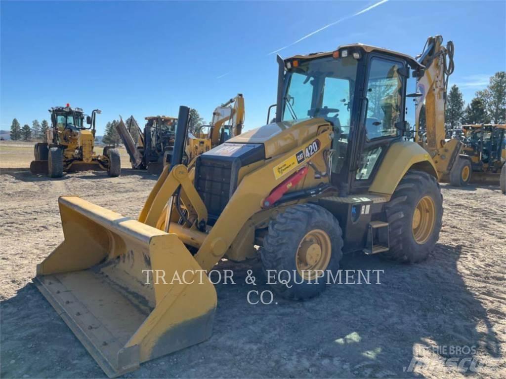 CAT 420-07 لوادر ذات جرافات عكسية