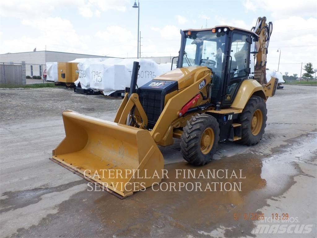 CAT 420-07 لوادر ذات جرافات عكسية