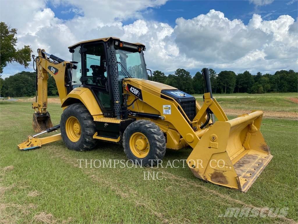 CAT 420 F 2 لوادر ذات جرافات عكسية