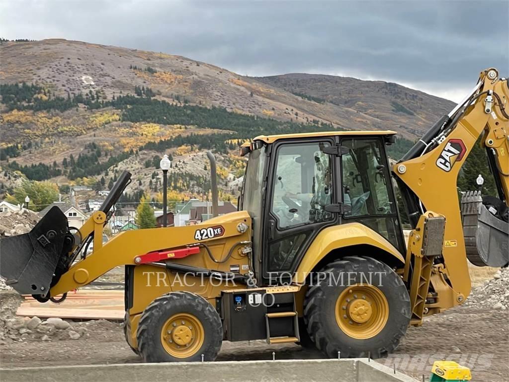 CAT 420 XE لوادر ذات جرافات عكسية