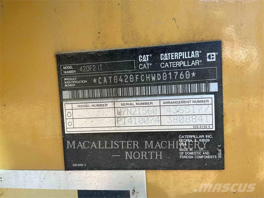 CAT 420F2IT APRQ لوادر ذات جرافات عكسية