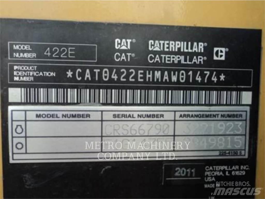 CAT 422E لوادر ذات جرافات عكسية