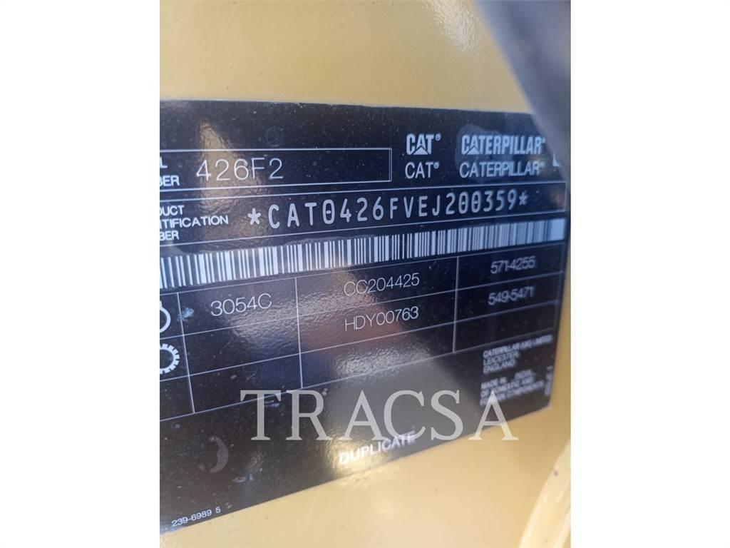 CAT 426 F 2 لوادر ذات جرافات عكسية