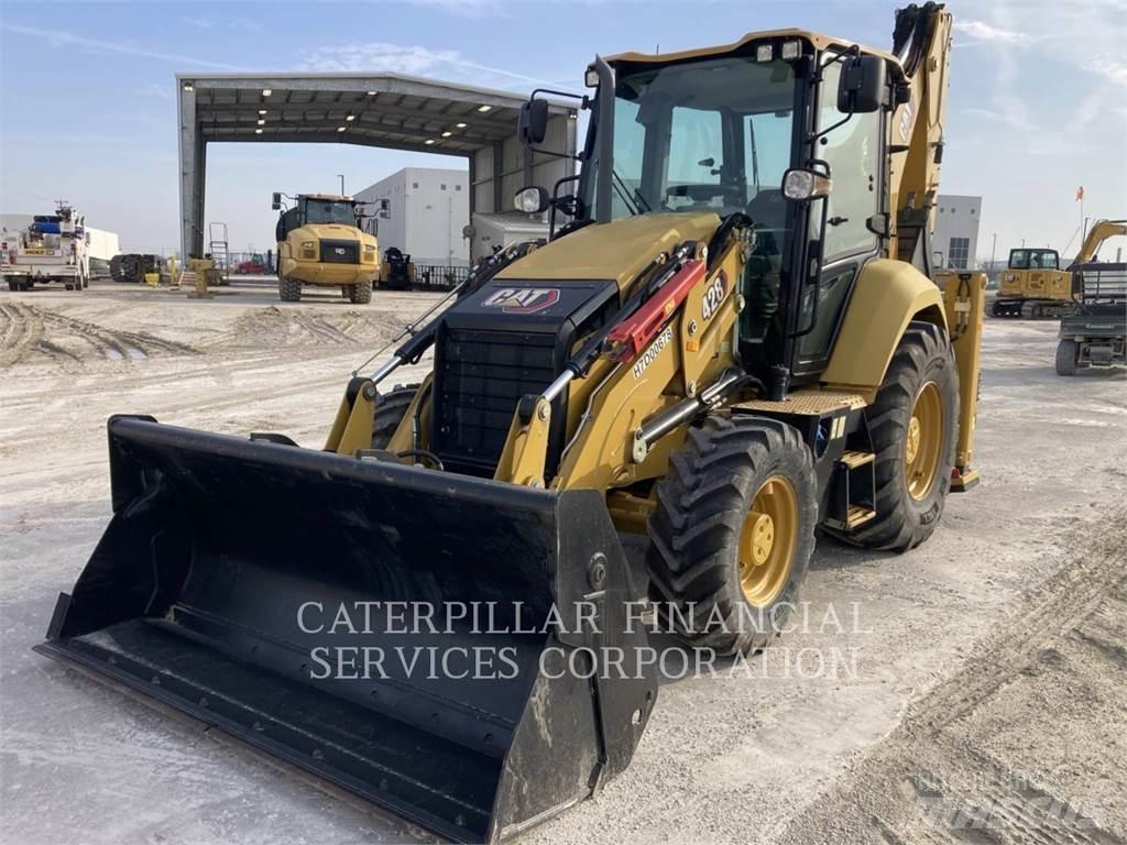 CAT 428-07 لوادر ذات جرافات عكسية