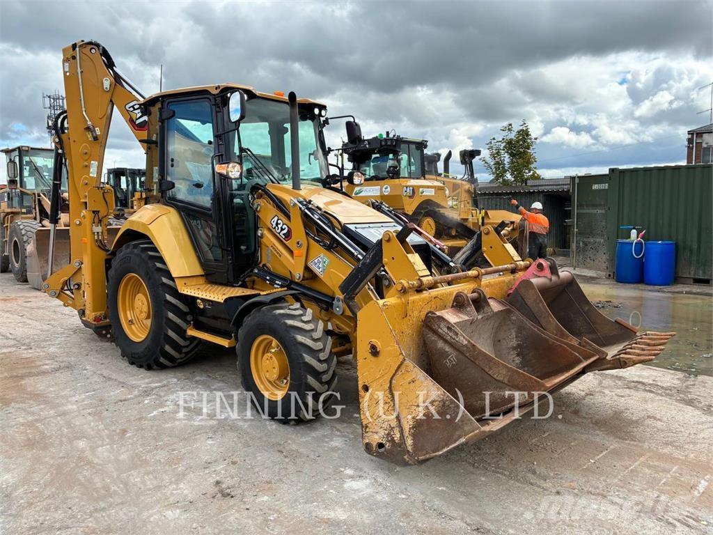 CAT 432 لوادر ذات جرافات عكسية