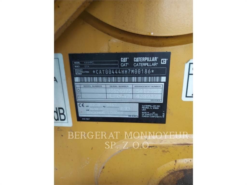 CAT 444 لوادر ذات جرافات عكسية