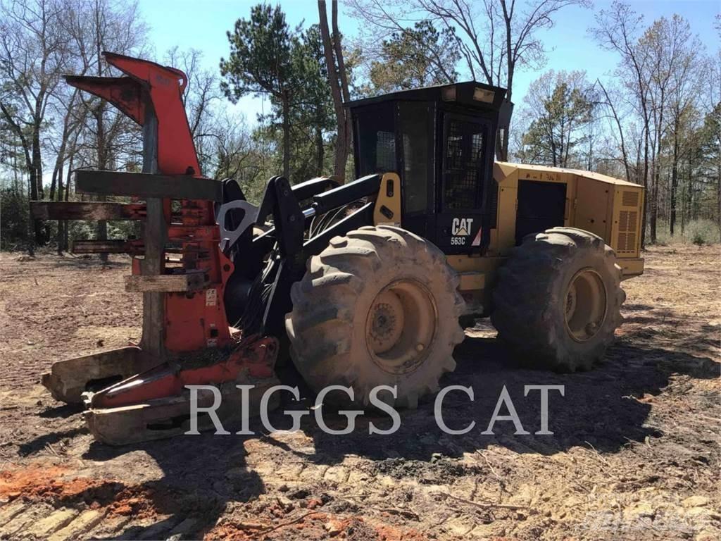 CAT 563C قاطعات وجامعات الأشجار