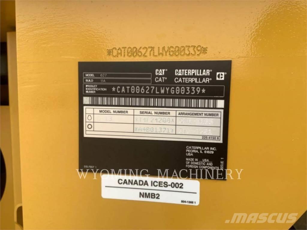 CAT 627 كاشطات