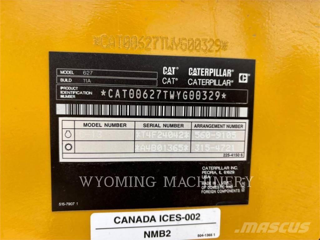 CAT 627 كاشطات