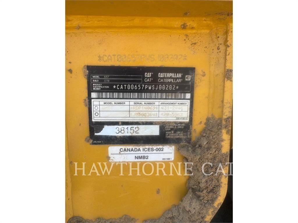 CAT 657 كاشطات