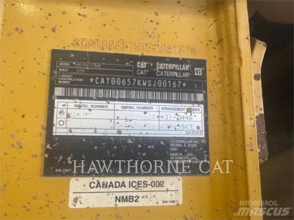 CAT 657 كاشطات