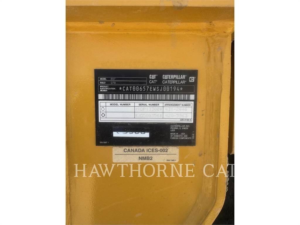 CAT 657 كاشطات