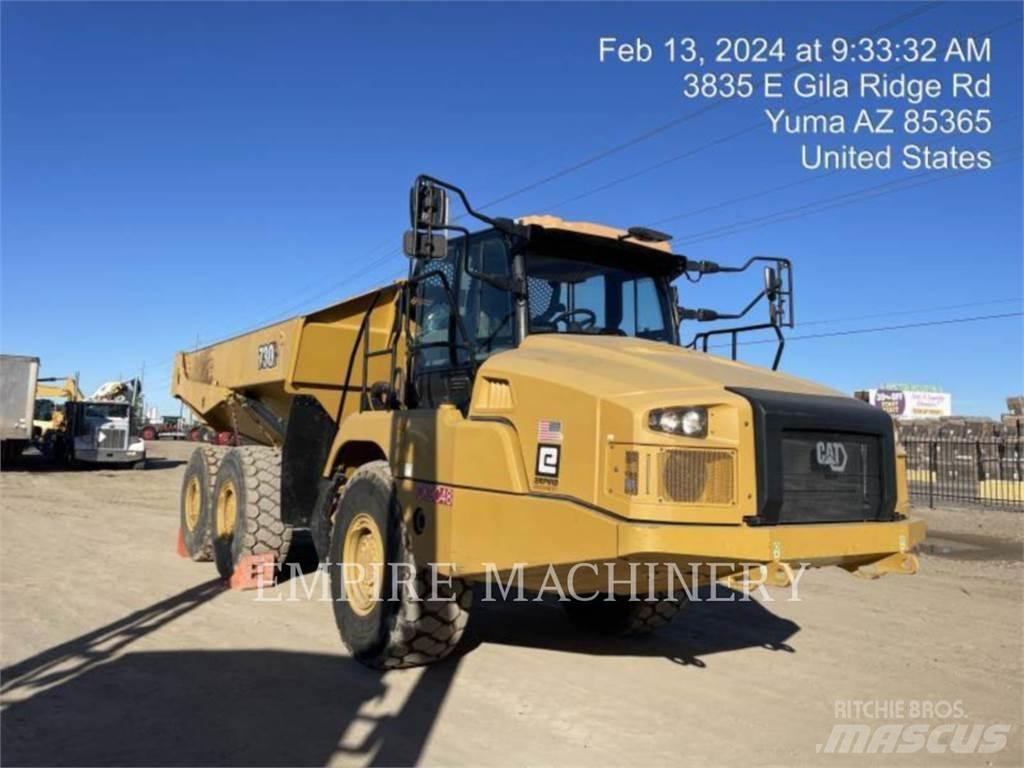 CAT 730-04 ساحبات مفصلية
