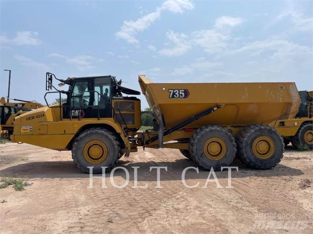 CAT 735 ساحبات مفصلية