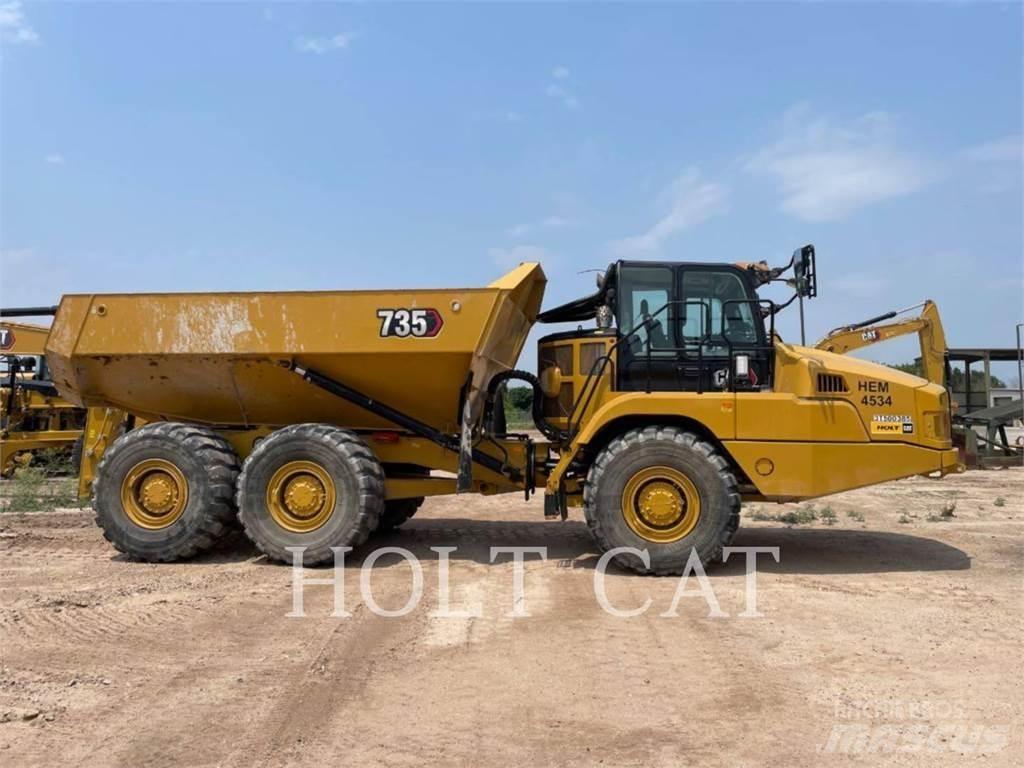 CAT 735 ساحبات مفصلية