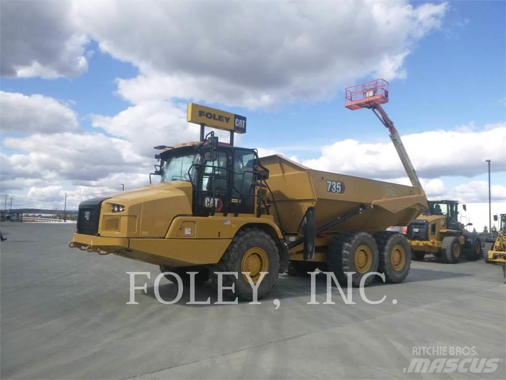CAT 735-04 ساحبات مفصلية