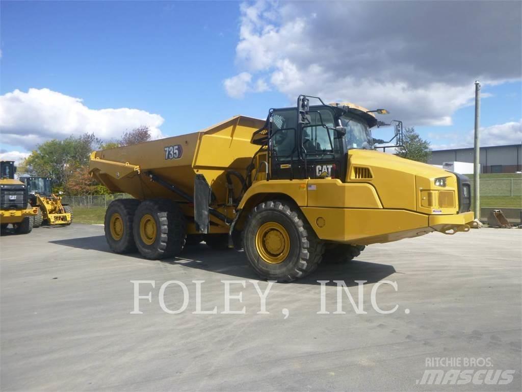 CAT 735-04 ساحبات مفصلية